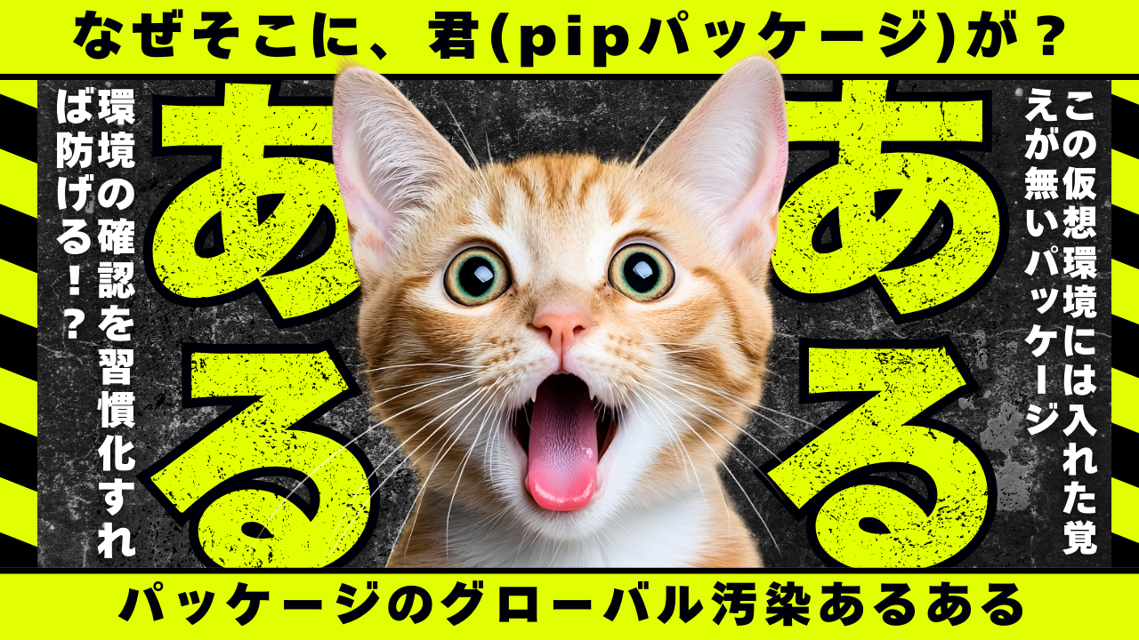 Python仮想環境でハマった依存関係エラーの解決方法