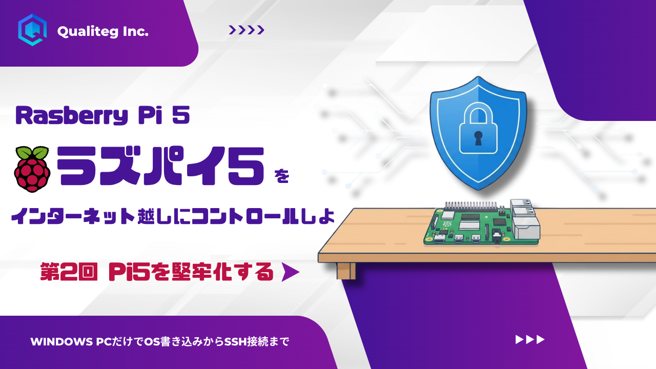 Raspberry Pi 5を堅牢化する。SSH鍵認証・UFW・fail2banと、再起動でIPv6が復活する罠