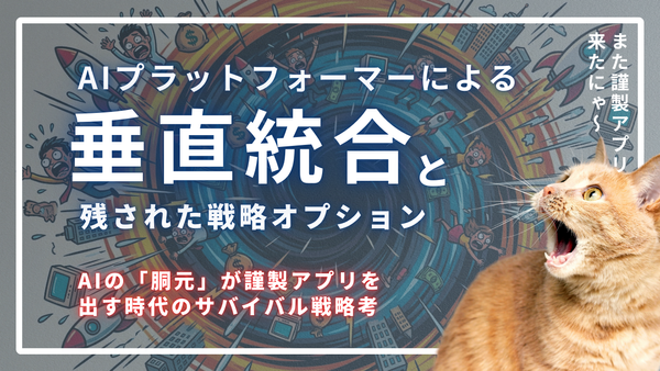AIプラットフォーマーの垂直統合と、残された戦略オプション